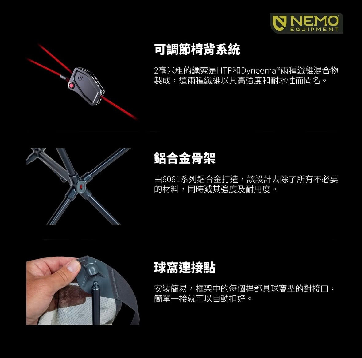 2026 新款 Nemo Moonlite™ Elite Reclining Chair 超輕量露營椅 (新款)