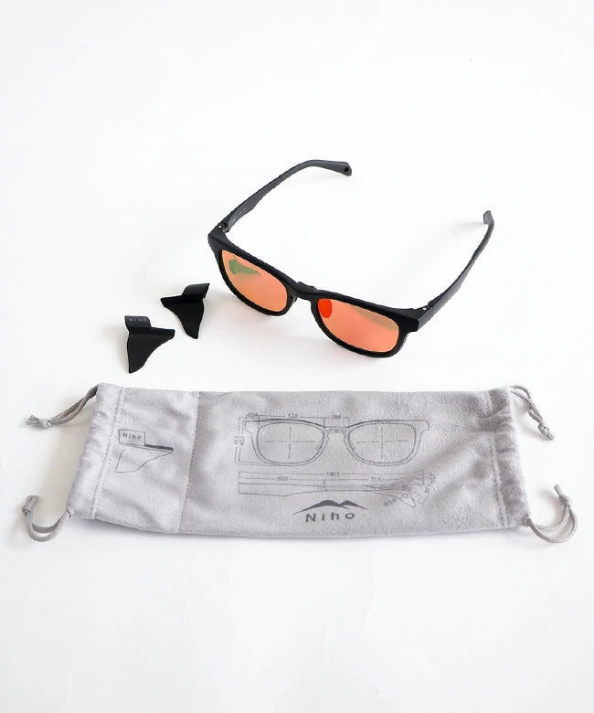Niho HAKU 威靈頓框型 方型 日本製偏光 戶外專用 太陽眼鏡 NH-101 Sunglasses (日本專利技術）