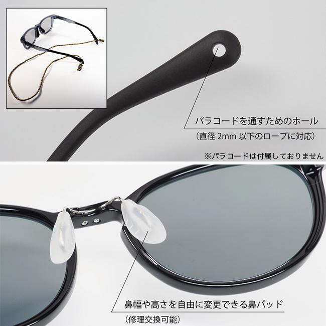 Niho MIKURI 輕盈可愛圓形鏡框 日本製偏光 戶外專用 太陽眼鏡 NH-102 Sunglasses  (日本專利技術）