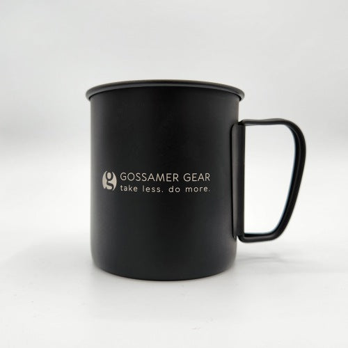 2025 日版 Gossamer gear Titan Single Mug Black 全黑鈦杯 | 55g  手工制作