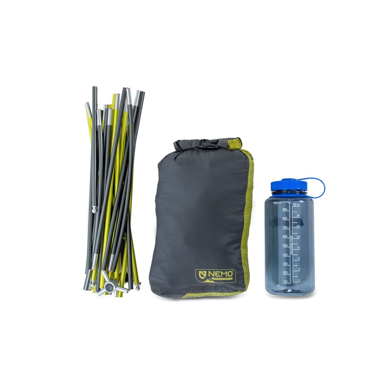 最新の Nemo DRAGONFLY OSMO™ ウルトラライト バックパッキング テント 3P は、超軽量の 3 人用キャンプ テントです。