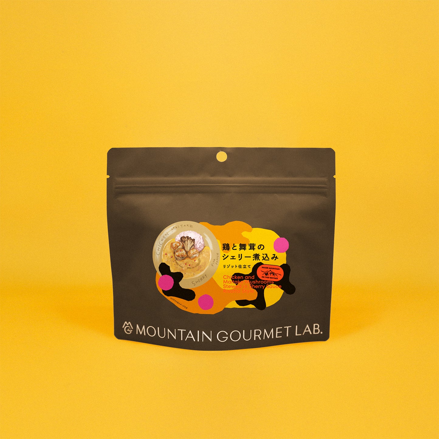 Mountain Gourmet Lab. 雪莉酒燉雞肉舞菇燴飯（鋁箔袋）