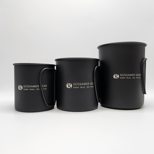 2025 日版 Gossamer gear Titan Single Mug Black 全黑鈦杯 | 55g  手工制作