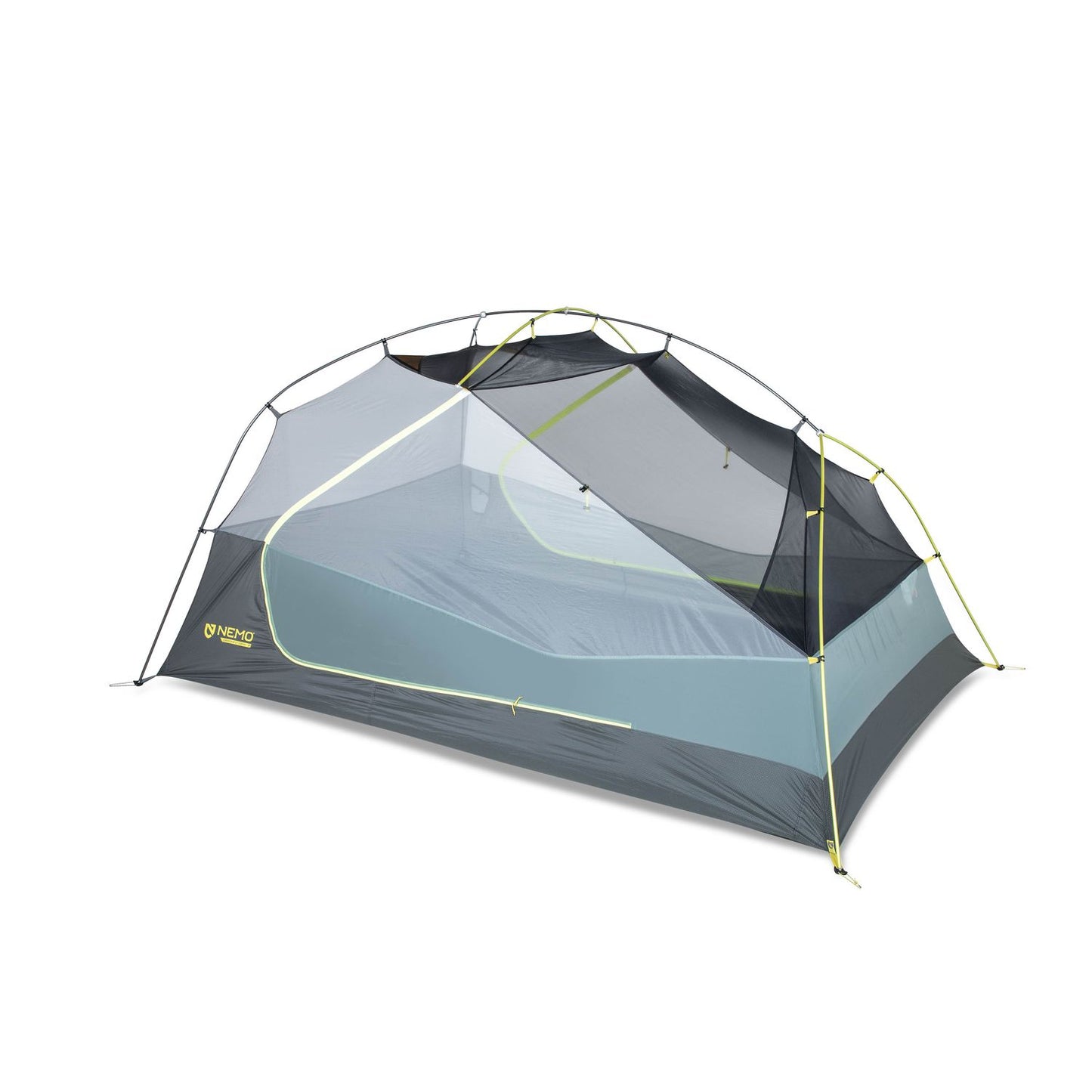 最新の Nemo DRAGONFLY OSMO™ ウルトラライト バックパッキング テント 3P は、超軽量の 3 人用キャンプ テントです。