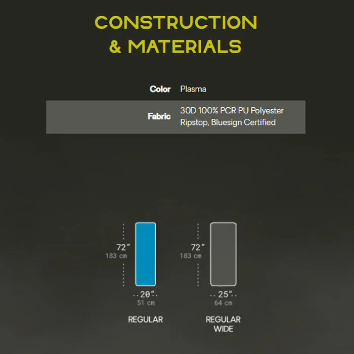 米国製の Nemo Quasar 3D レギュラー スリーピングパッド キャンプ用インフレータブル スリーピングマットは快適です。