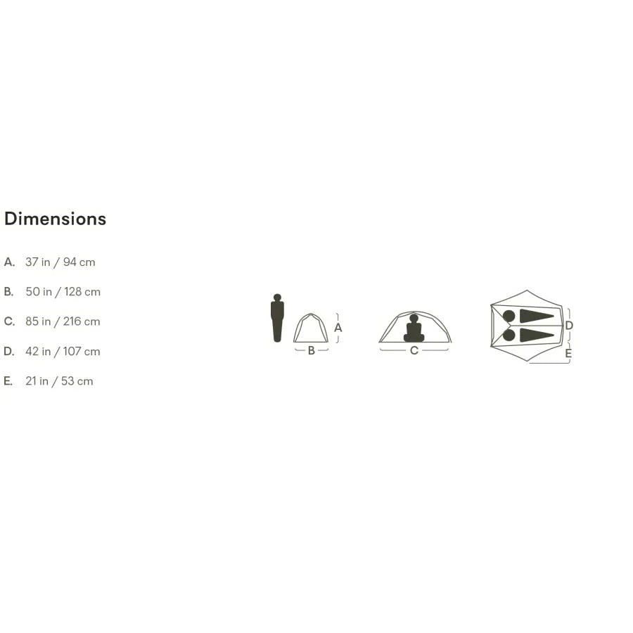 最新版 Nemo Hornet Elite OSMO™ 2P Ultralight Backpacking Tent 二人超輕帳篷 只重779g