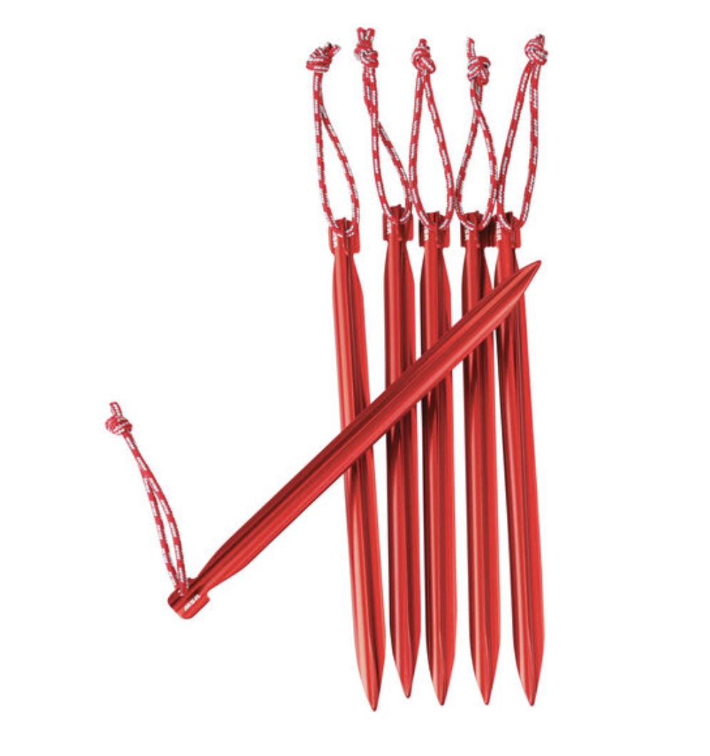 美國 MSR Mini Groundhog Stake Kit V2 輕量營釘 地釘 (六支)