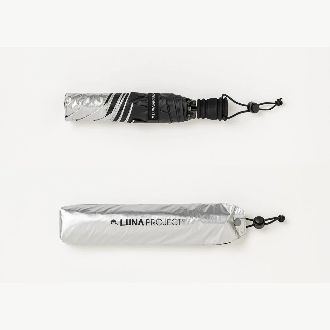LUNA PROJECT SUN GUARD FOLDING UMBRELLA / Luna Project Sun Guard 銀面折疊縮骨防曬雨傘 送免提傘扣
