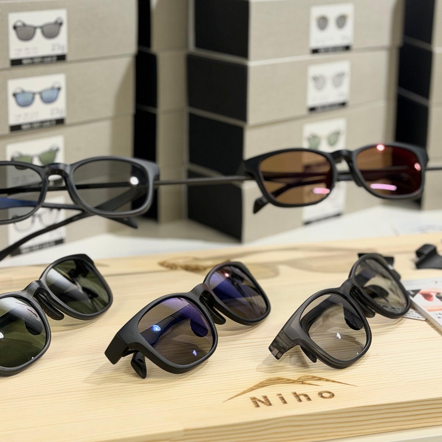Niho HAKU 威靈頓框型 方型 日本製偏光 戶外專用 太陽眼鏡 NH-101 Sunglasses (日本專利技術）