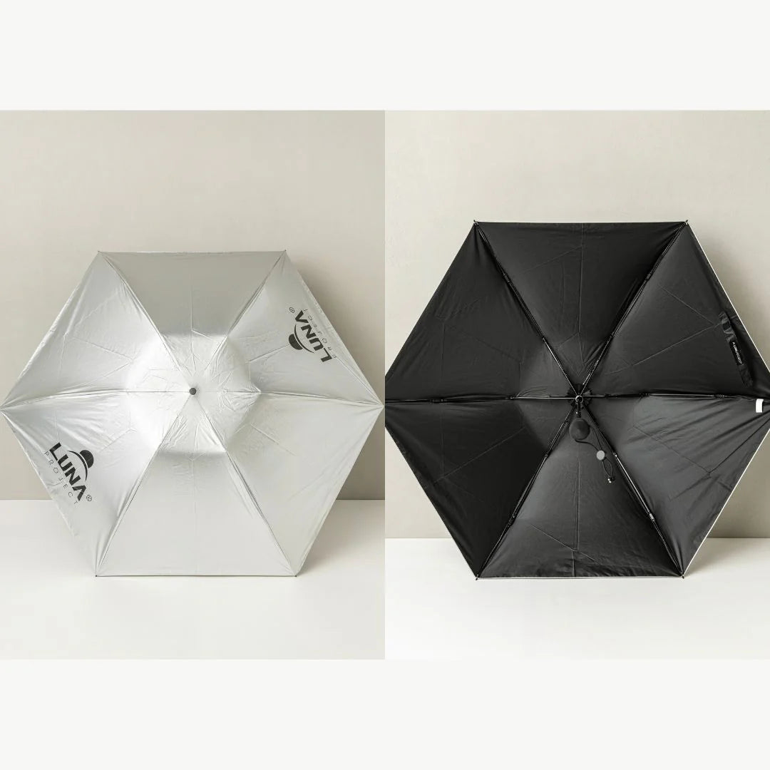 LUNA PROJECT SUN GUARD FOLDING UMBRELLA / Luna Project Sun Guard 銀面折疊縮骨防曬雨傘 送免提傘扣