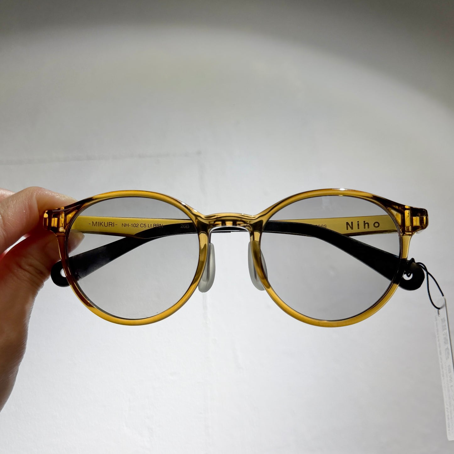 Niho MIKURI 輕盈可愛圓形鏡框 日本製偏光 戶外專用 太陽眼鏡 NH-102 Sunglasses  (日本專利技術）