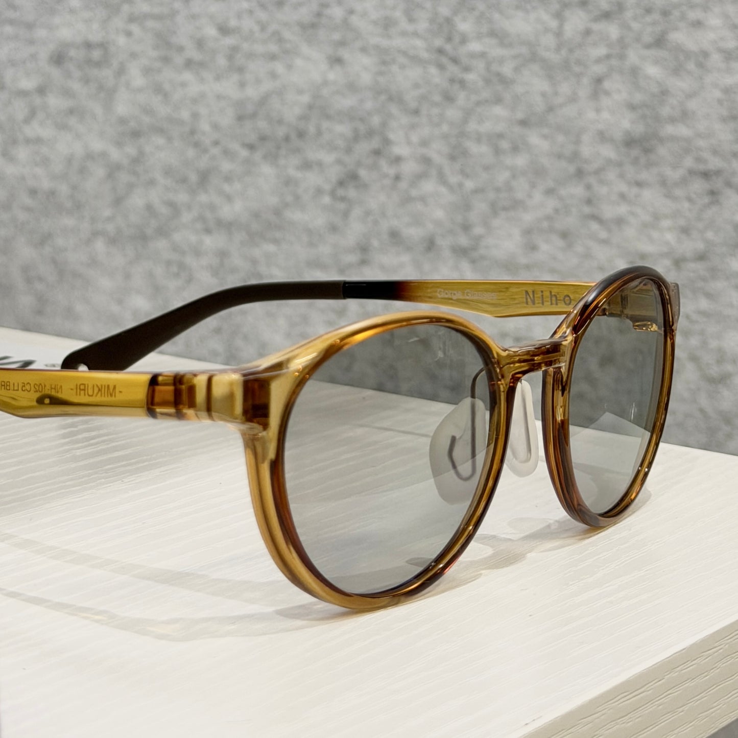 Niho MIKURI 輕盈可愛圓形鏡框 日本製偏光 戶外專用 太陽眼鏡 NH-102 Sunglasses  (日本專利技術）