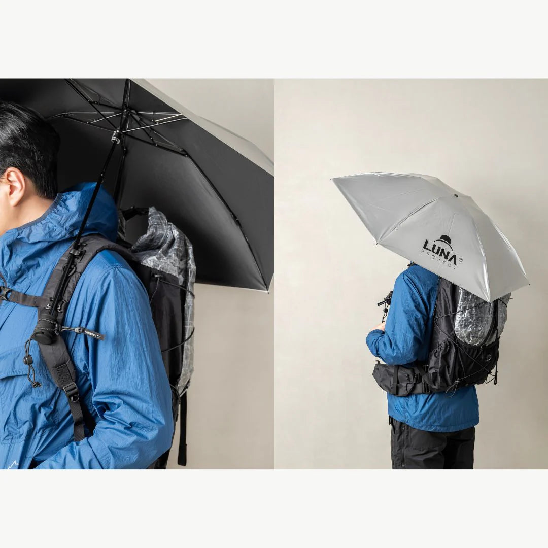 LUNA PROJECT SUN GUARD FOLDING UMBRELLA / Luna Project Sun Guard 銀面折疊縮骨防曬雨傘 送免提傘扣