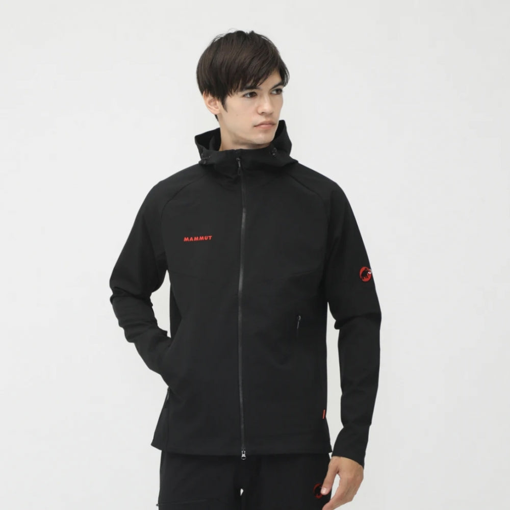 Mammut Macun 2.0 SO Hooded Jacket AF Classic Men 經典刺繡LOGO防潑水軟殼連帽外套 (男款)
