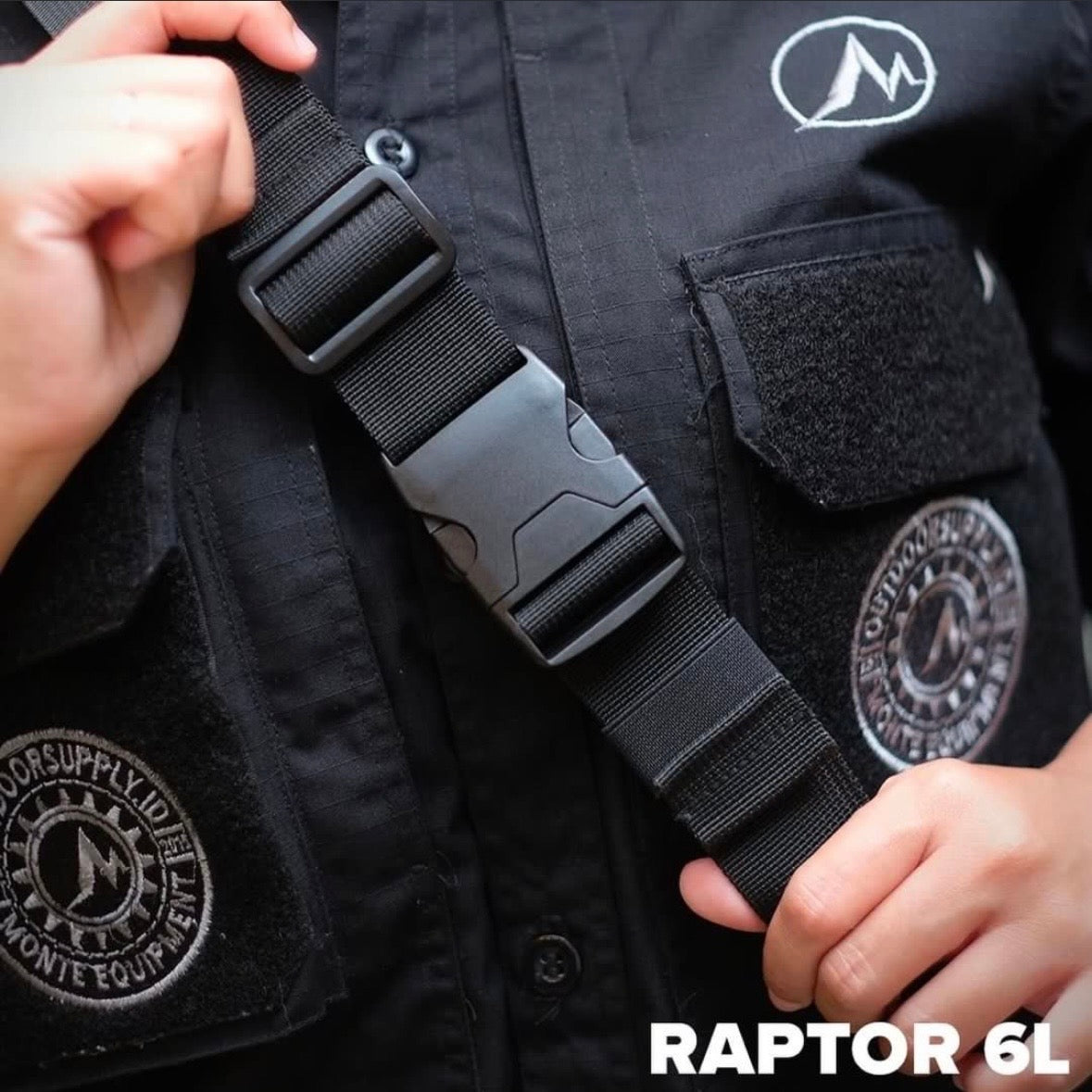 Monte Equipment Raptor 6L 斜孭袋  / 腰袋 爬山戶外露營必備