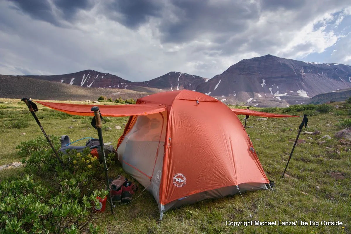 Big Agnes Copper Spur HV UL2 Ultralight Tent 超輕二人帳篷 (orange / olive green) 橙橘色 / 軍綠色