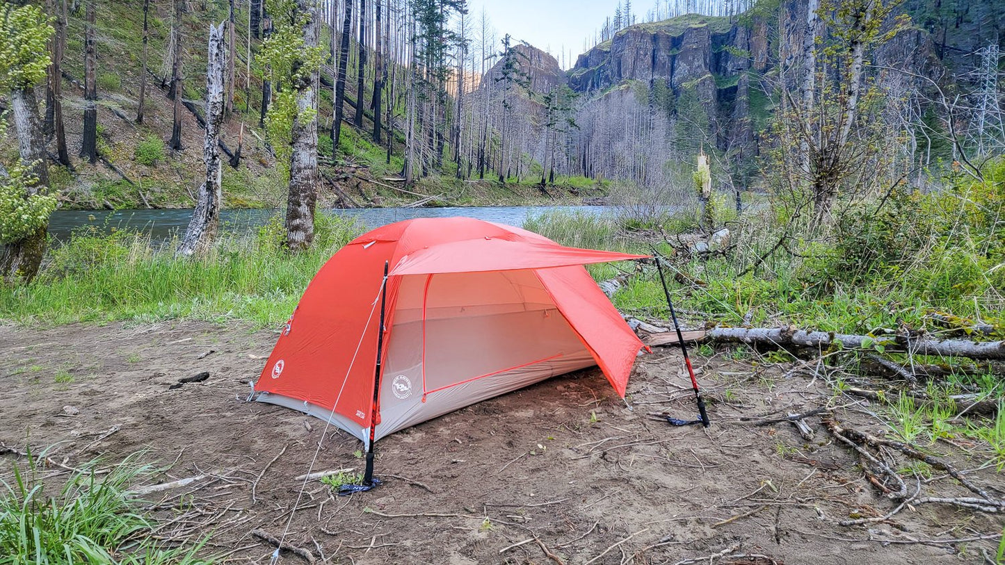 Big Agnes Copper Spur HV UL2 Ultralight Tent 超輕二人帳篷 (orange / olive green) 橙橘色 / 軍綠色