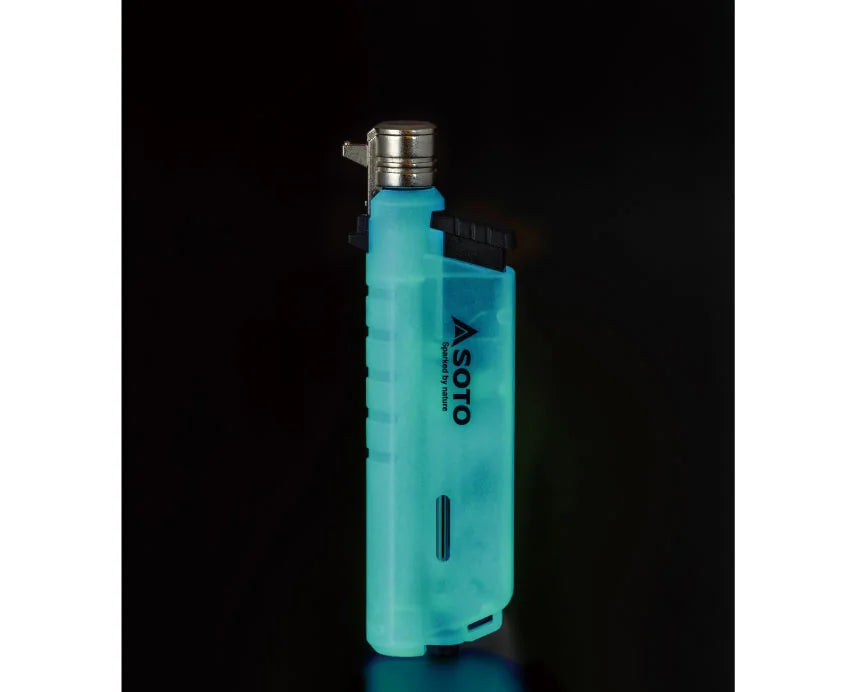 2026 Limited Edition Soto Slide Gas Torch Japan Version Retractable Lighter (Luminous) ST-487 LUEXP Luminous Retractable Windproof Lighter