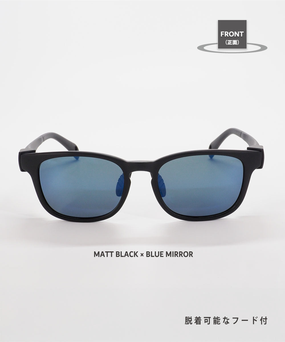Niho HAKU 威靈頓框型 方型 日本製偏光 戶外專用 太陽眼鏡 NH-101 Sunglasses (日本專利技術）