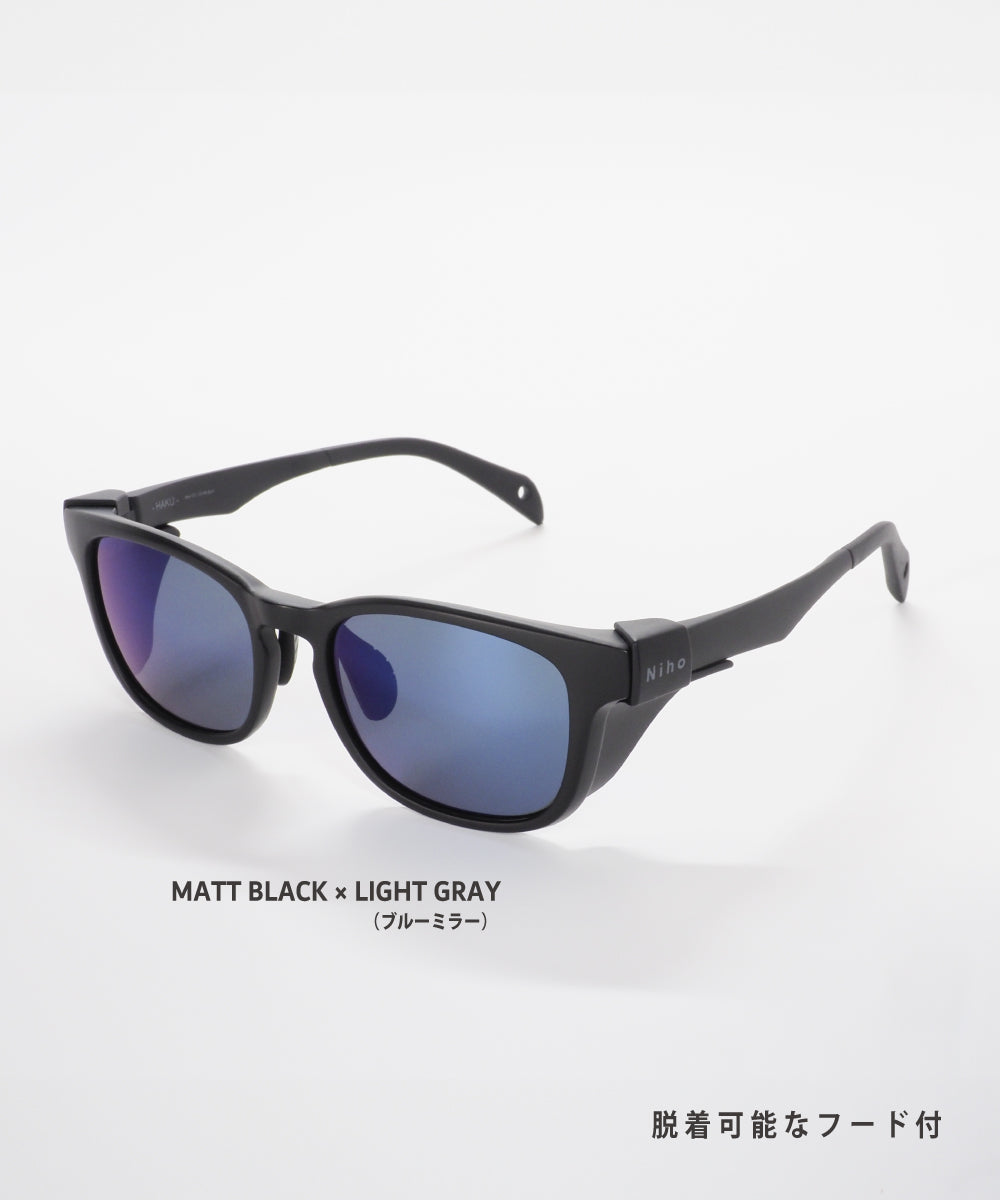 Niho HAKU 威靈頓框型 方型 日本製偏光 戶外專用 太陽眼鏡 NH-101 Sunglasses (日本專利技術）