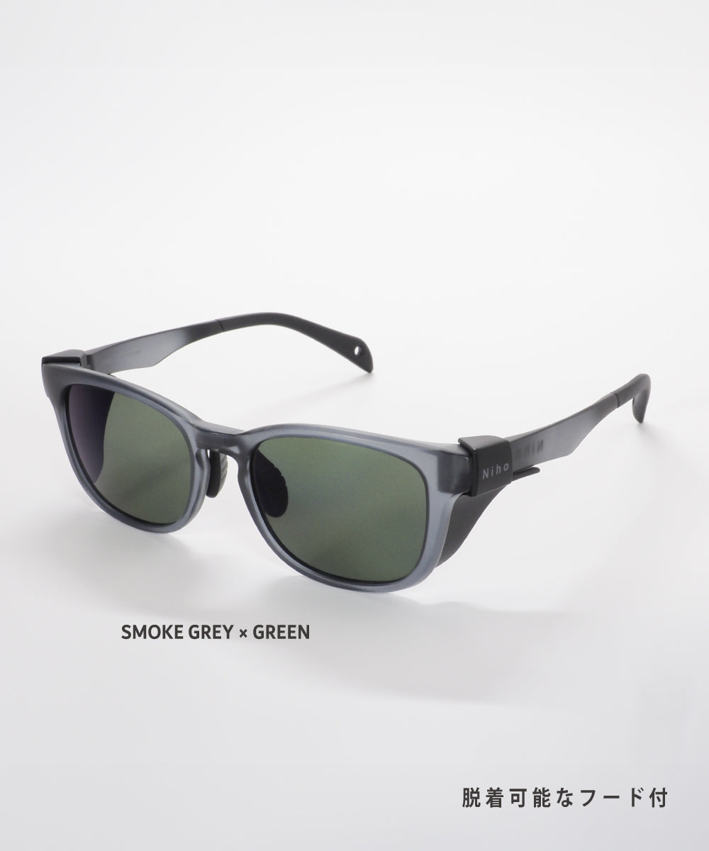 Niho HAKU 威靈頓框型 方型 日本製偏光 戶外專用 太陽眼鏡 NH-101 Sunglasses (日本專利技術）