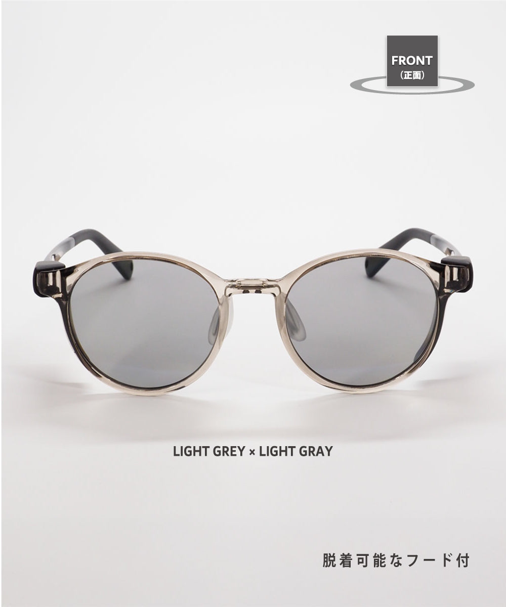 Niho MIKURI 輕盈可愛圓形鏡框 日本製偏光 戶外專用 太陽眼鏡 NH-102 Sunglasses  (日本專利技術）