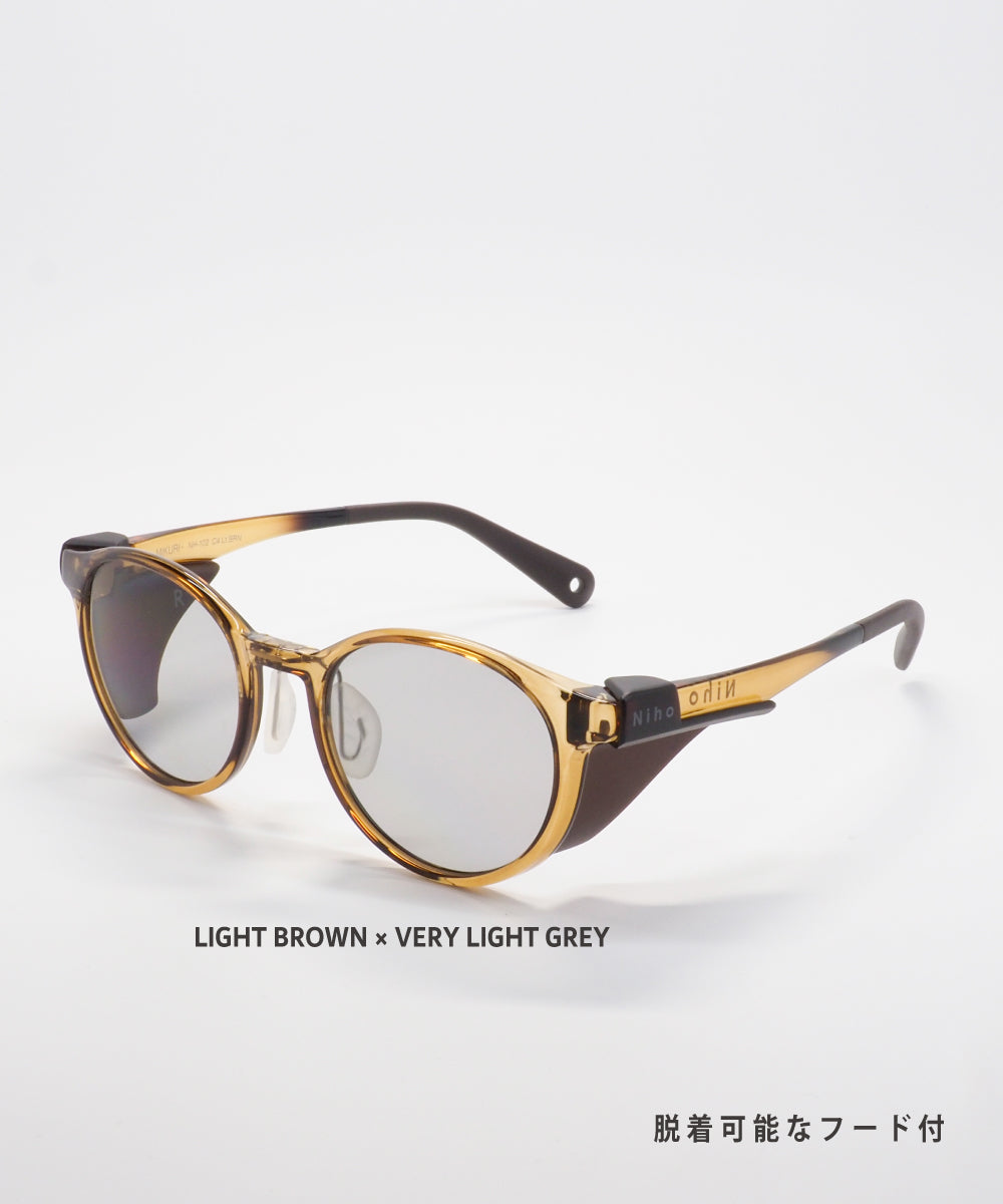 Niho MIKURI 輕盈可愛圓形鏡框 日本製偏光 戶外專用 太陽眼鏡 NH-102 Sunglasses  (日本專利技術）