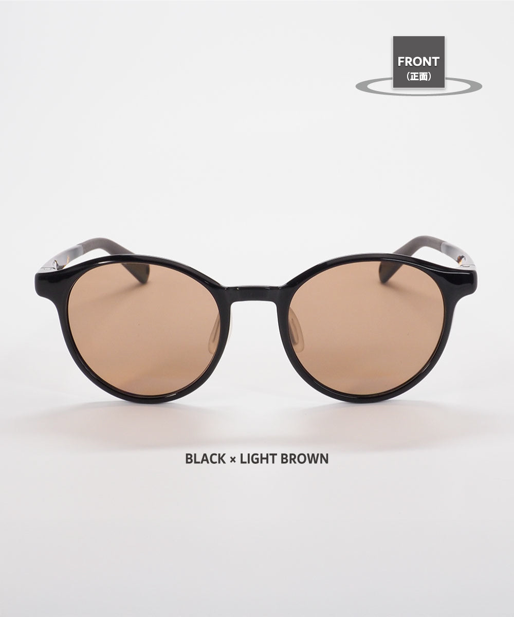 Niho MIKURI 輕盈可愛圓形鏡框 日本製偏光 戶外專用 太陽眼鏡 NH-102 Sunglasses  (日本專利技術）