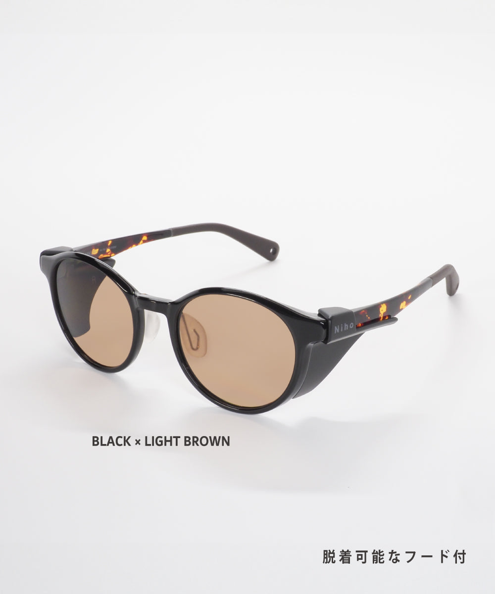 Niho MIKURI 輕盈可愛圓形鏡框 日本製偏光 戶外專用 太陽眼鏡 NH-102 Sunglasses  (日本專利技術）