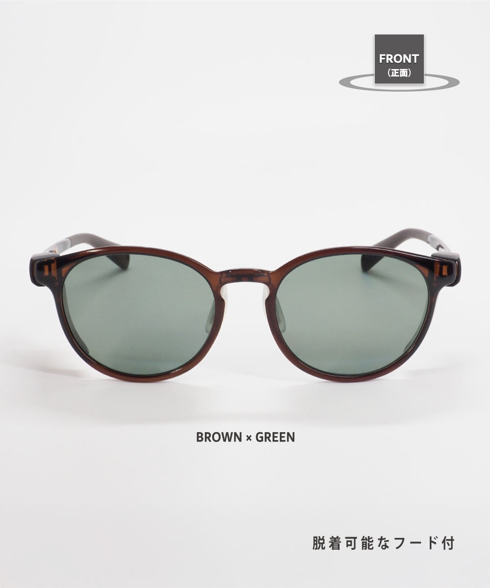 Niho OTO 波士頓圓框型 日本製偏光 戶外專用 太陽眼鏡 NH-103 Sunglasses (日本專利技術）
