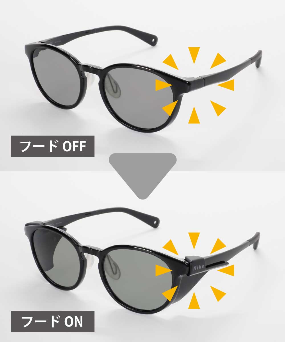 Niho OTO 波士頓圓框型 日本製偏光 戶外專用 太陽眼鏡 NH-103 Sunglasses (日本專利技術）