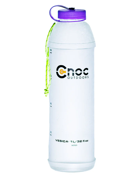 CNOC Outdoor Vesica® Collapsible Bottle 1L 28mm 可摺疊水瓶 柔軟水壺 便攜水瓶 可站立 易收納