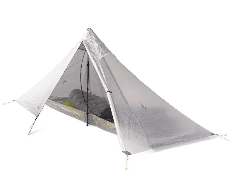 (Pre-order) Hyperlite Mountain Gear Mid 1 three-season Pyramid Tent white 1P Pyramid One Person Camp Single Tent White