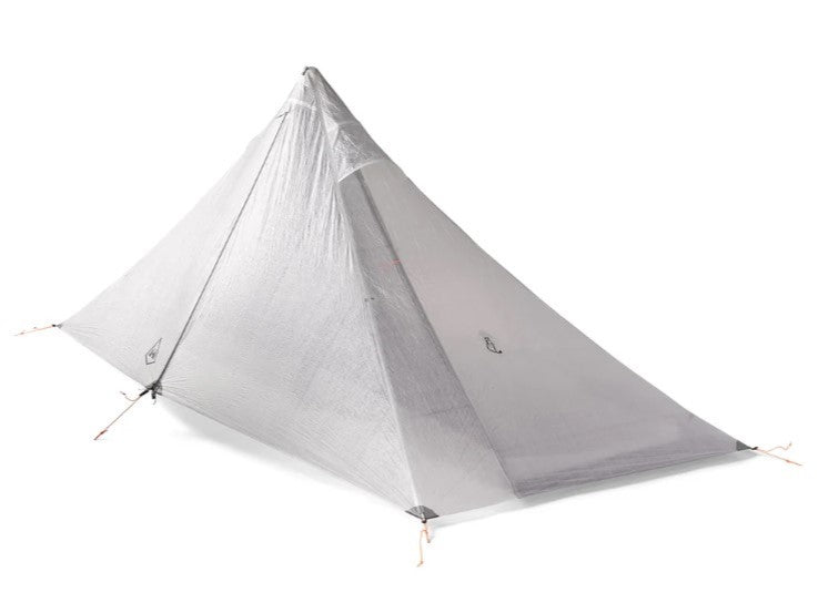 (Pre-order) Hyperlite Mountain Gear Mid 1 three-season Pyramid Tent white 1P Pyramid One Person Camp Single Tent White