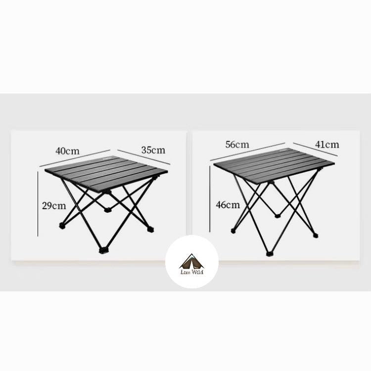 Ultra-light aluminum alloy folding egg roll table Camping table