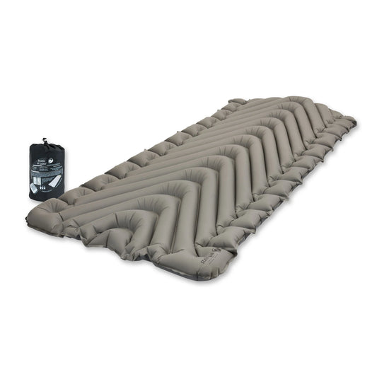 US Klymit Static V Luxe lengthened widened thickened single inflatable sleeping pad brown